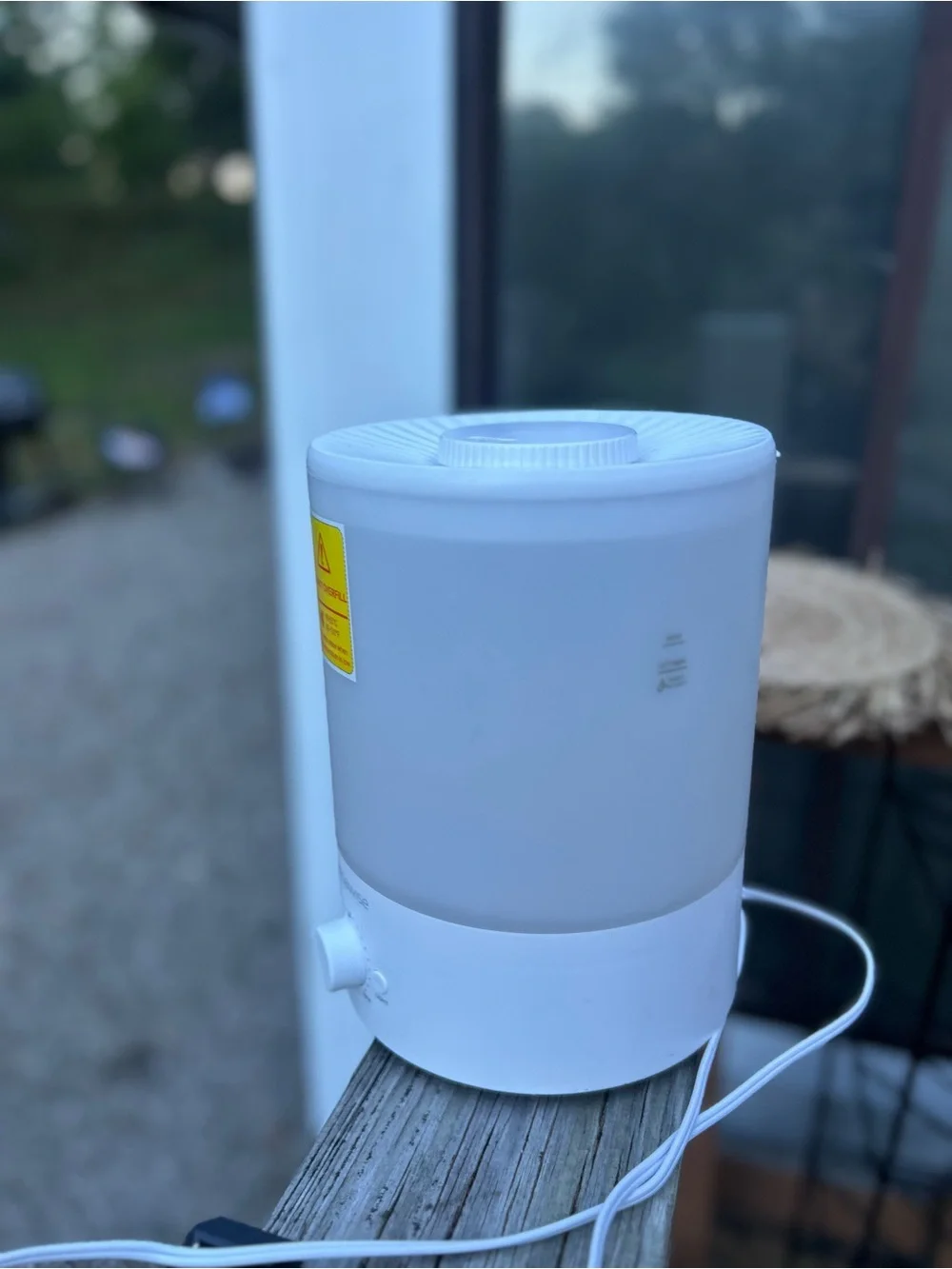White Ultrasonic Cool Mist Humidifier - Home Bath